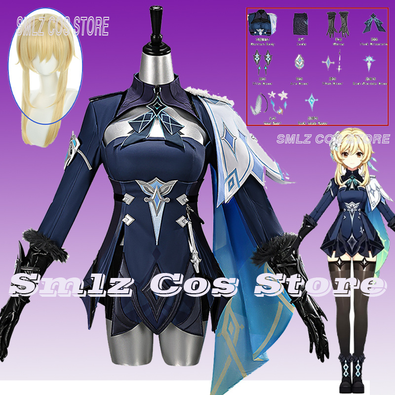 Travel Accessories In Bulk - 2026 Genshin Impact Traveler Lumine Cosplay