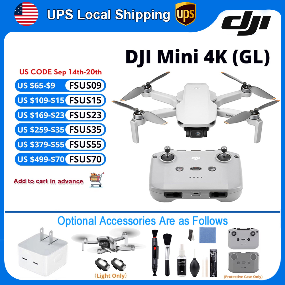 Travel Accessories Long Flight - DJI Mini 4K Drone with Optional