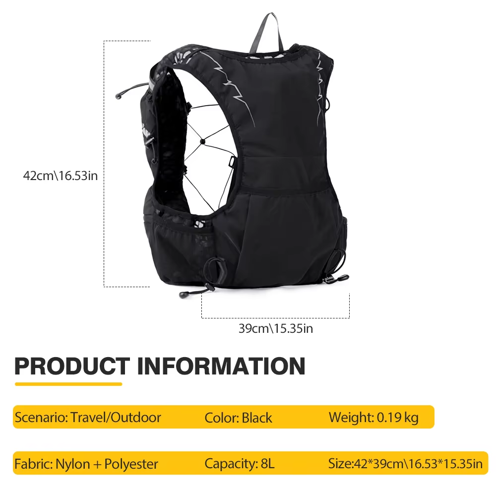 NEWBOLER Outdoor Trail Running - Hydration Pack Backpack recension och pris