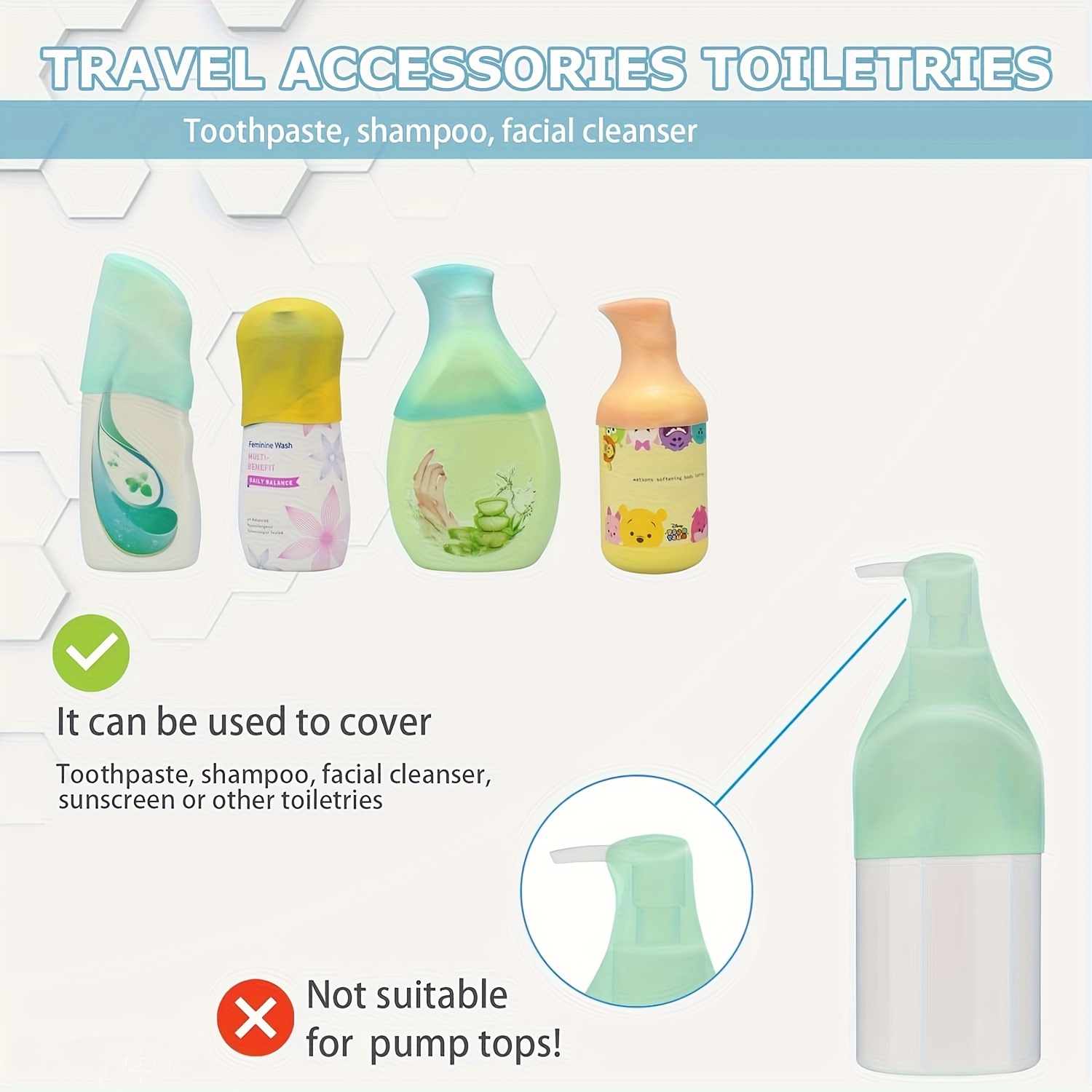 Elastic Sleeves for Leak Proof - Travel Accessories Kit For Men recension och pris