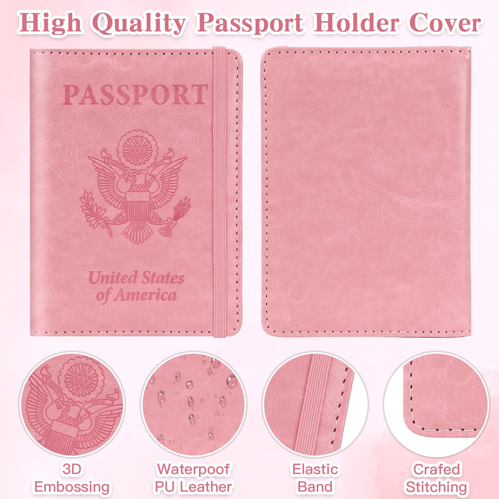 Passport Holder for Travel, Rf - Travel Accessories In Bulk recension och pris