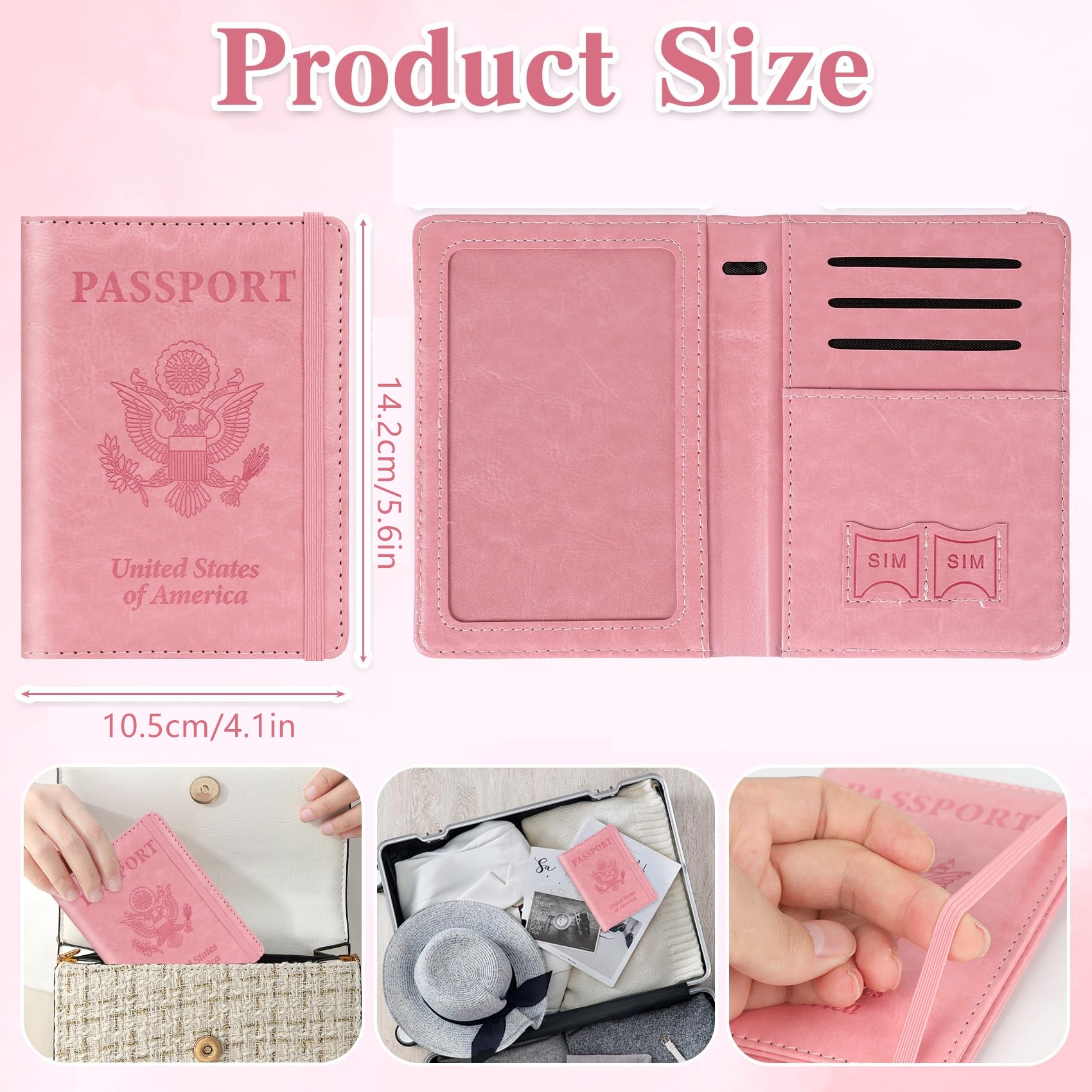 Passport Holder for Travel, Rf - Travel Accessories In Bulk recension och pris