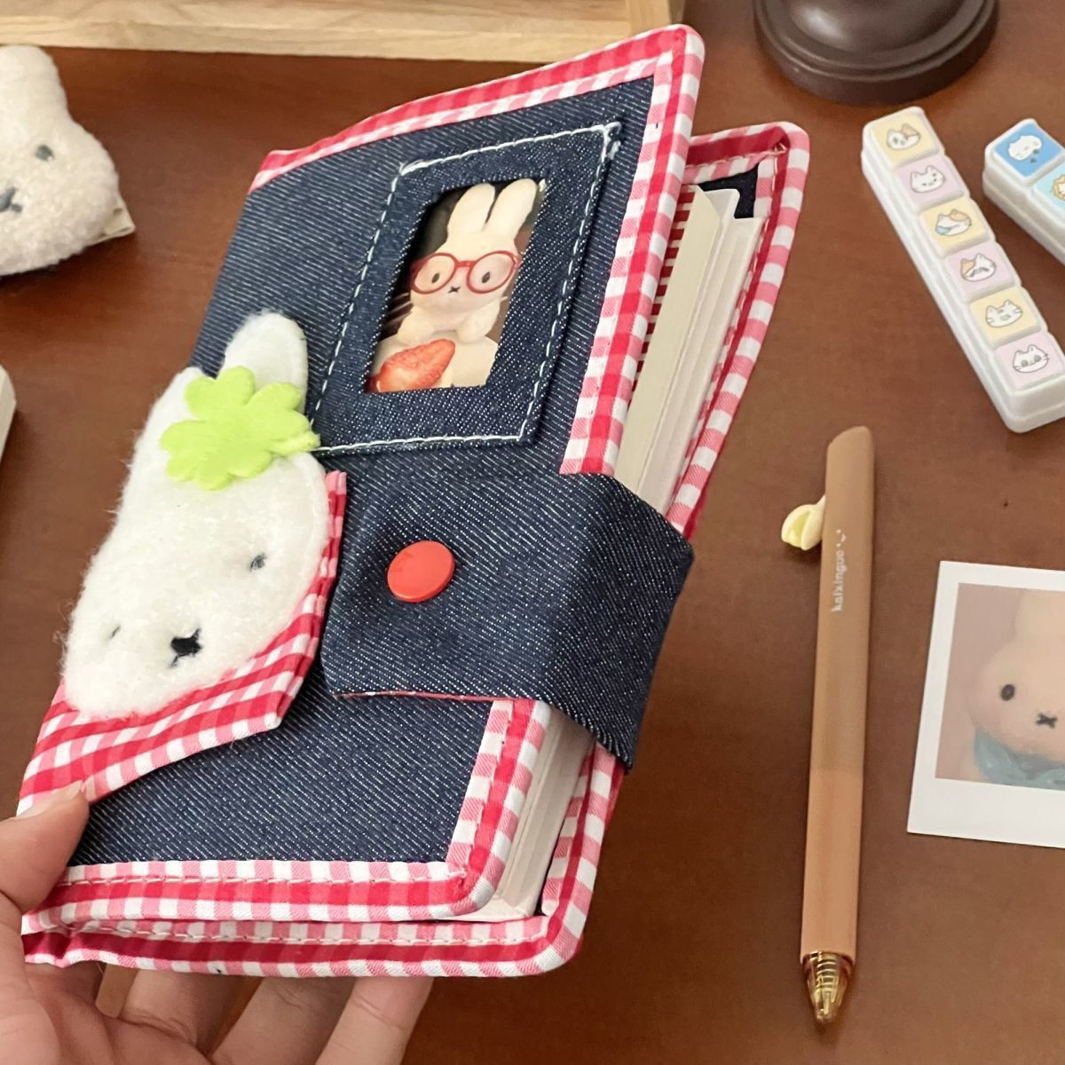 A6 Cute Miffy Rabbit Denim Loo - Travel Journal Accessories recension och pris