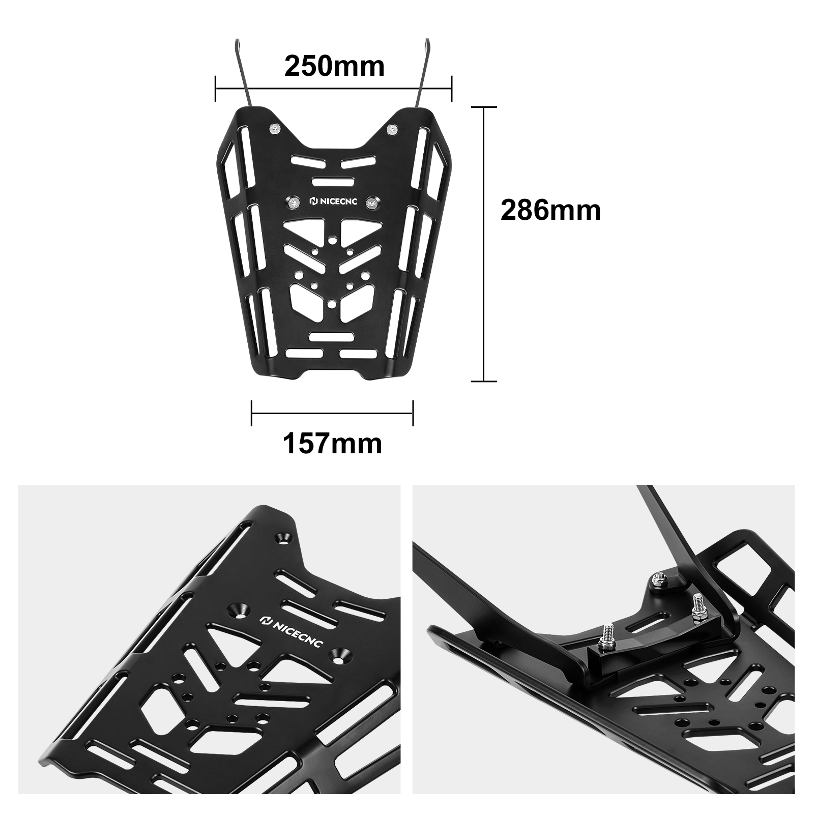 Motorcycle Rear Luggage Rack T - Luggage Cover Protector recension och pris