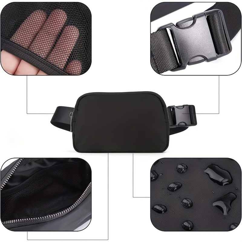 Women Waist Bag Zipper Fanny P - Money Belt Hidden recension och pris