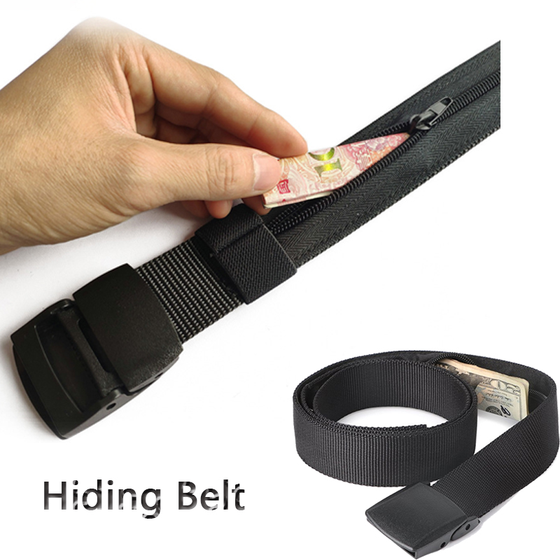 Cash Anti Theft Belt Travel Bl - Money Belt Hidden recension och pris