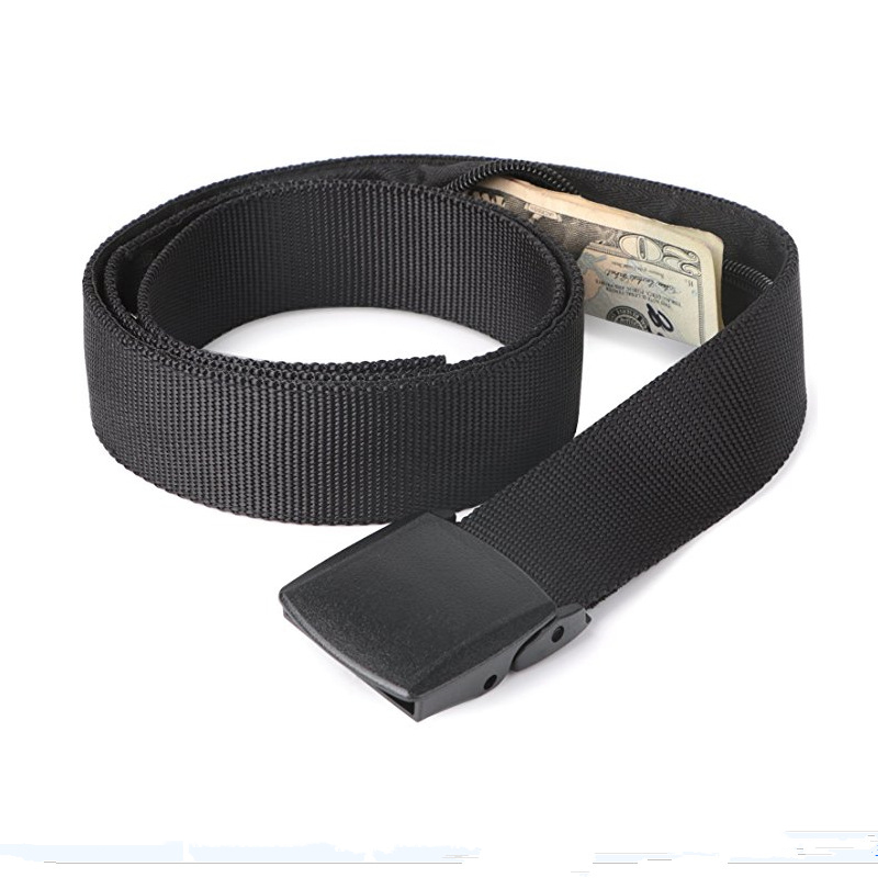 Cash Anti Theft Belt Travel Bl - Money Belt Hidden recension och pris
