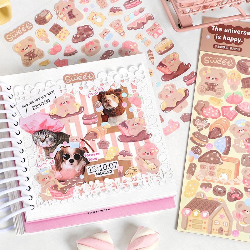 1/4PCS Kawaii Cartoon Rabbit D - Travel Journal Accessories recension och pris
