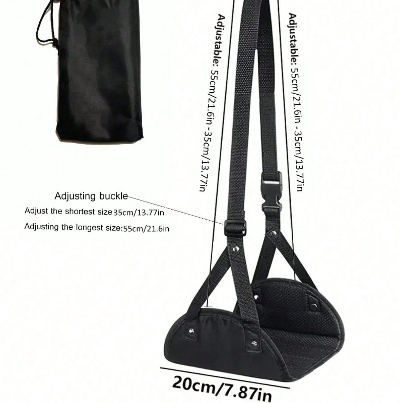 Portable Adjustable Footrest H - Travel Accessories Long Flight recension och pris
