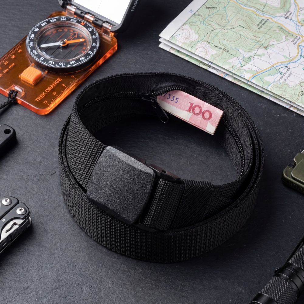 Men Anti-Theft Travel Belt Wit - Money Belt Hidden recension och pris