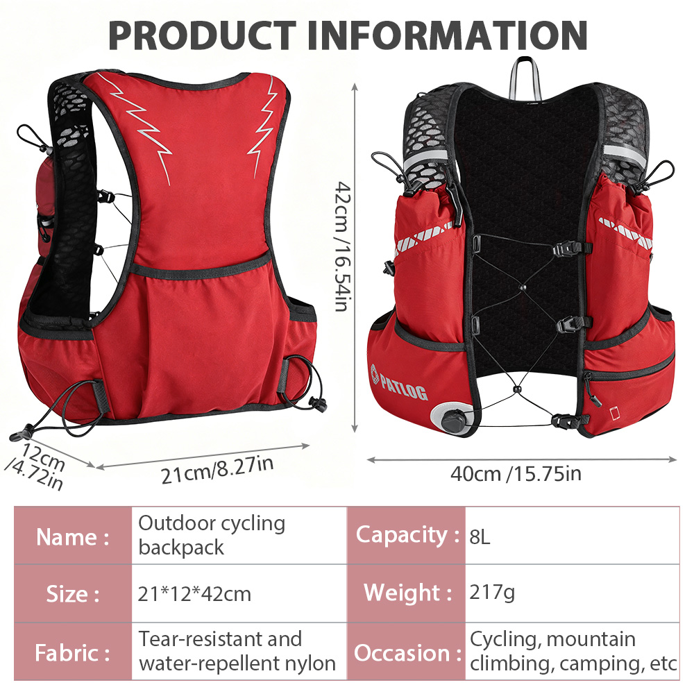 NEWBOLER Outdoor Trail Running - Hydration Pack Backpack recension och pris