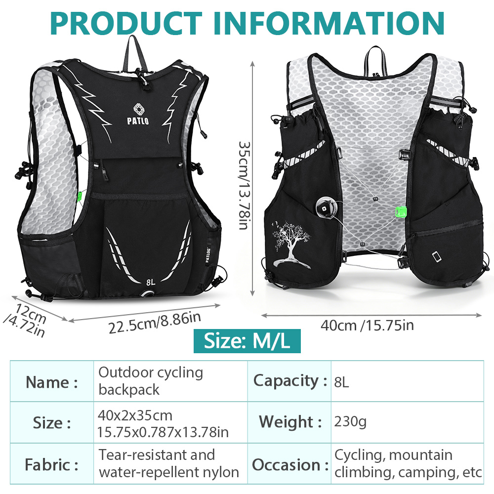 2026 New 8L Outdoor Trail Runn - Hydration Pack Backpack recension och pris