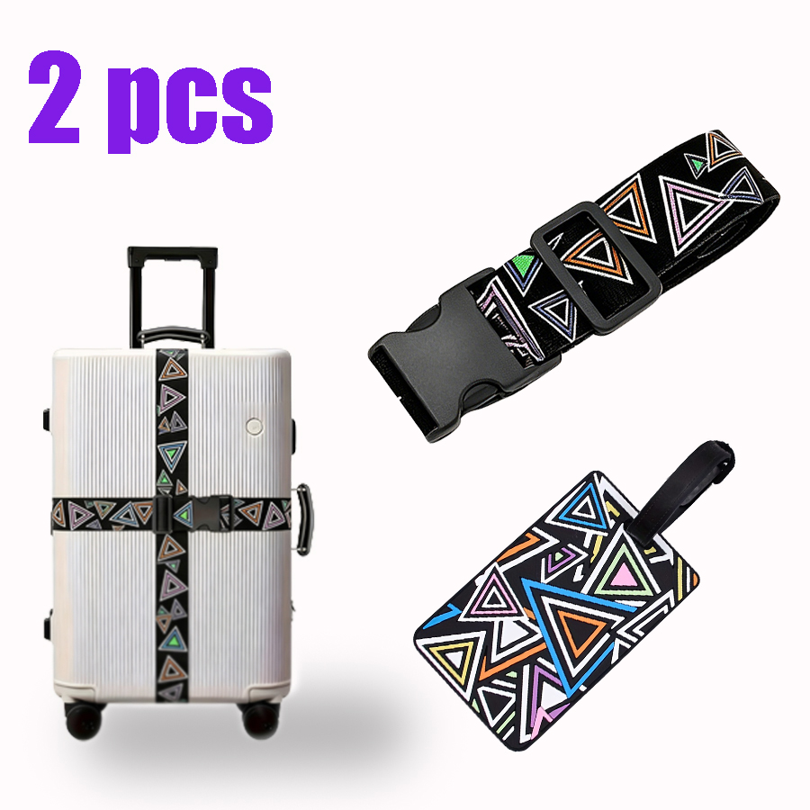 2-Piece Set of Luggage Straps  - Travel Accessories In Bulk recension och pris