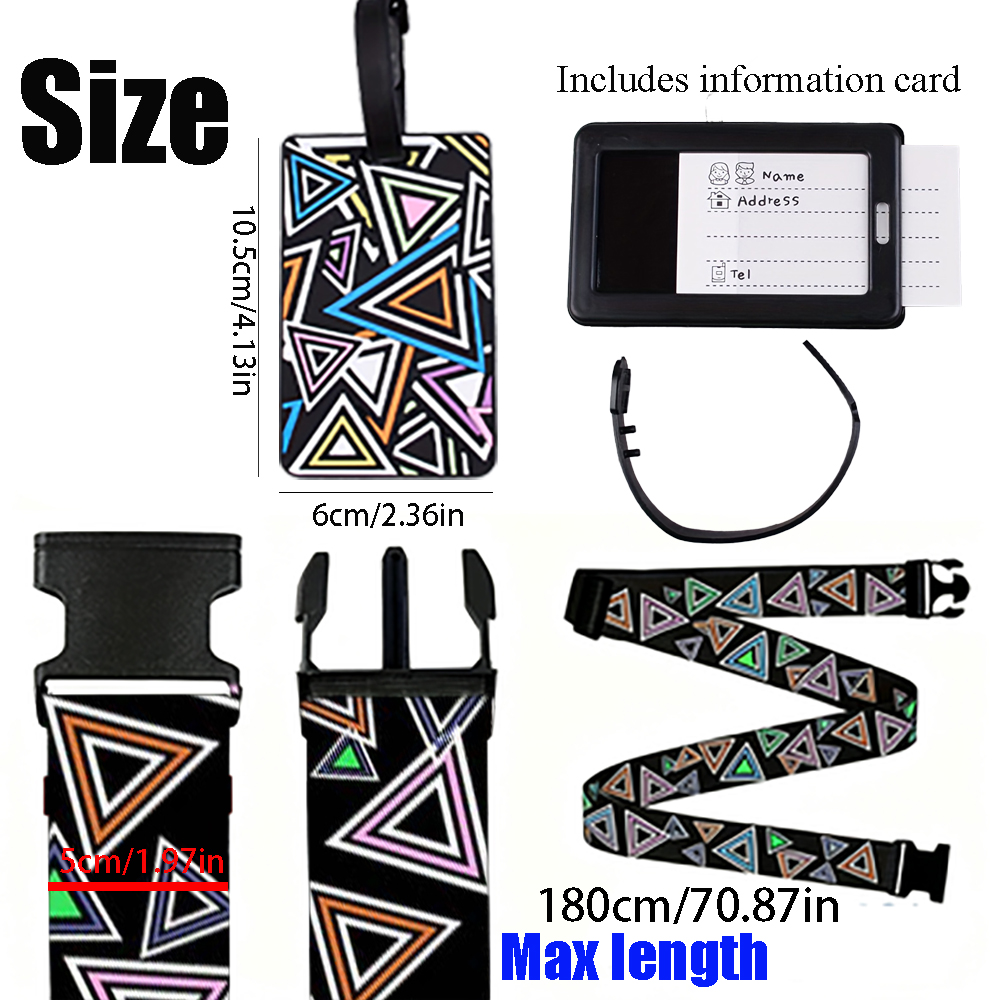 2-Piece Set of Luggage Straps  - Travel Accessories In Bulk recension och pris