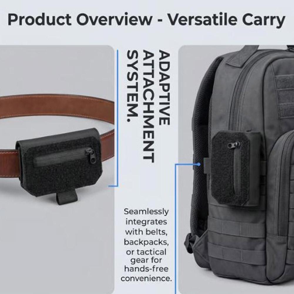 Compact Belt Pouch Mini EDC Po - Money Belt Hidden recension och pris