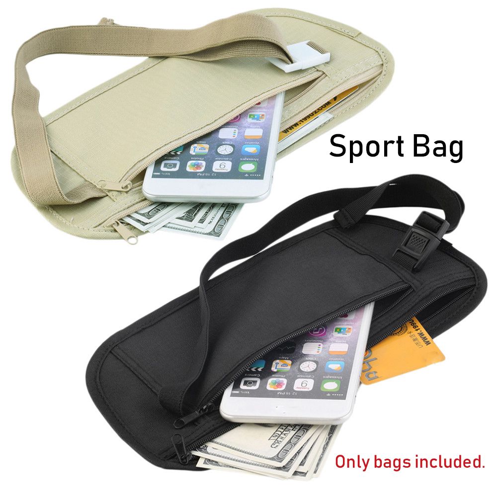 Slim Secret Hidden Waist Bag C - Money Belt Hidden recension och pris