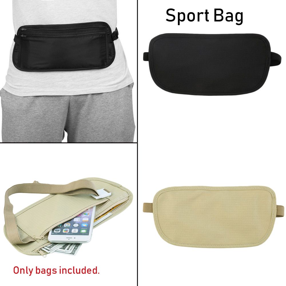 Slim Secret Hidden Waist Bag C - Money Belt Hidden recension och pris