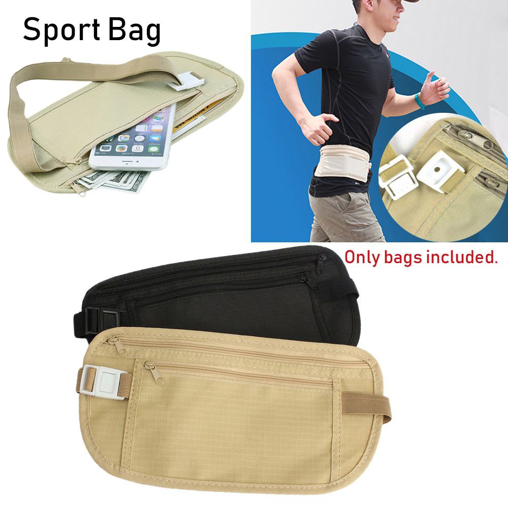 Slim Secret Hidden Waist Bag C - Money Belt Hidden recension och pris