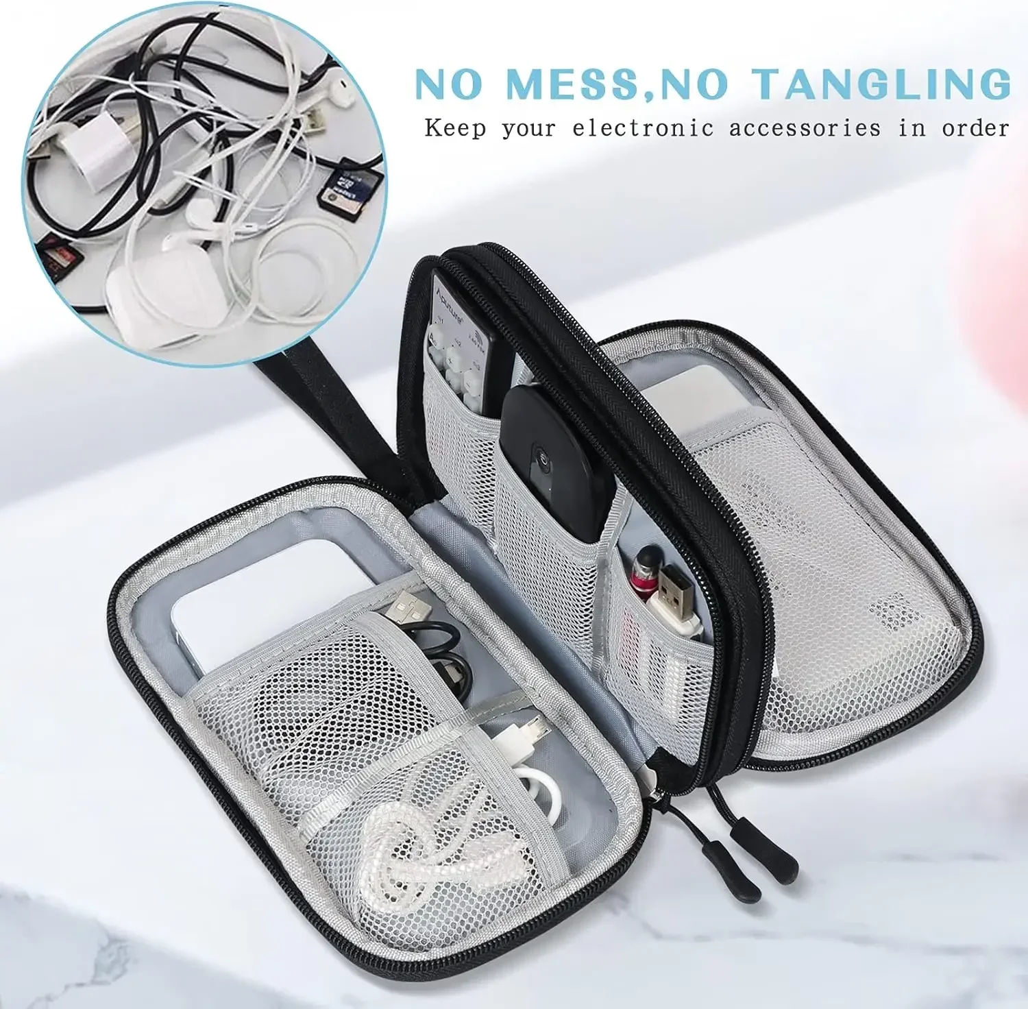 Travel Cable Bag Portable Digi - Travel Accessories In Bulk recension och pris