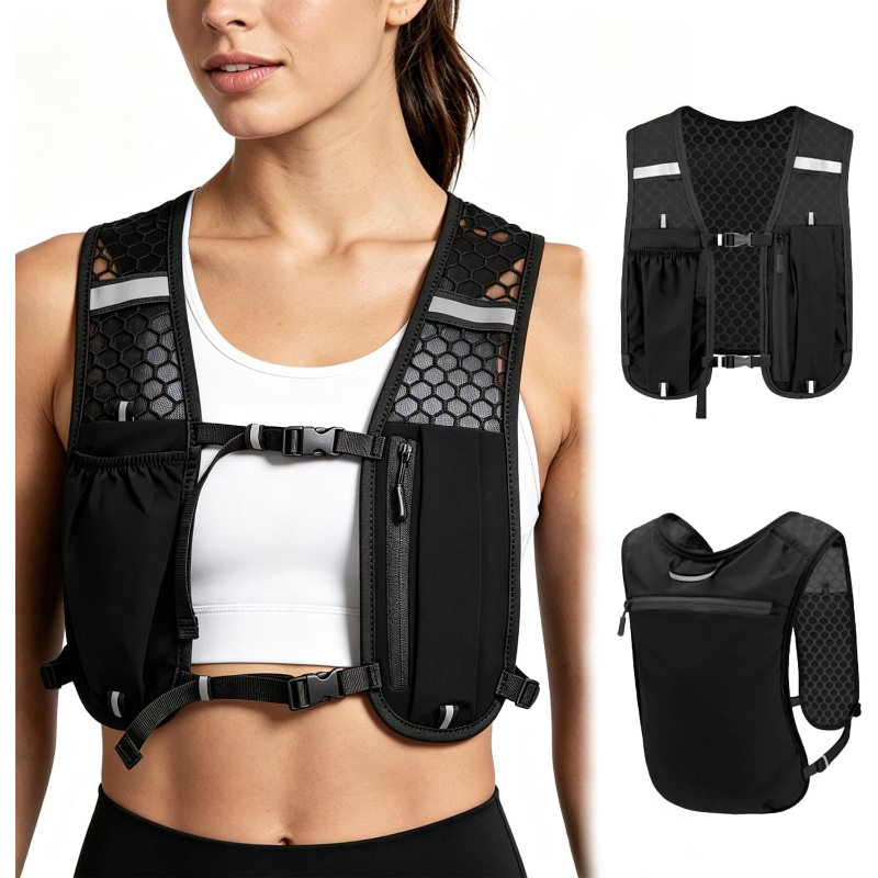 WOOJACK Hydration Running Vest - Hydration Pack Backpack recension och pris