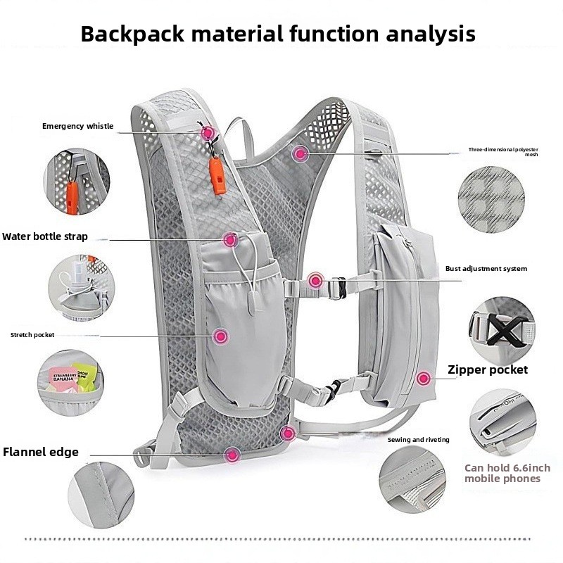 Running phone bag outdoor hiki - Hydration Pack Backpack recension och pris