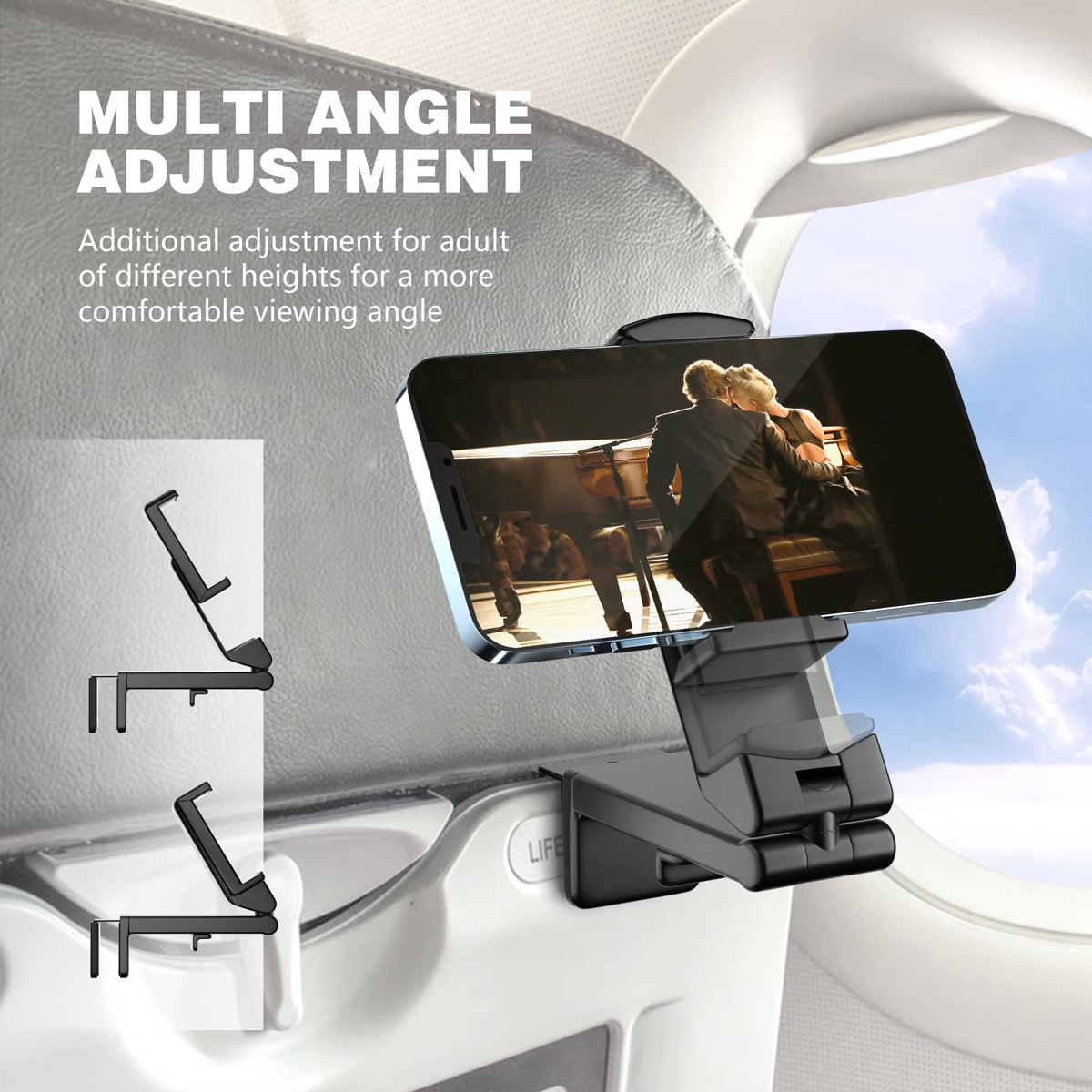 Airplane Phone Holder, Portabl - Phone Holder Airplane recension och pris