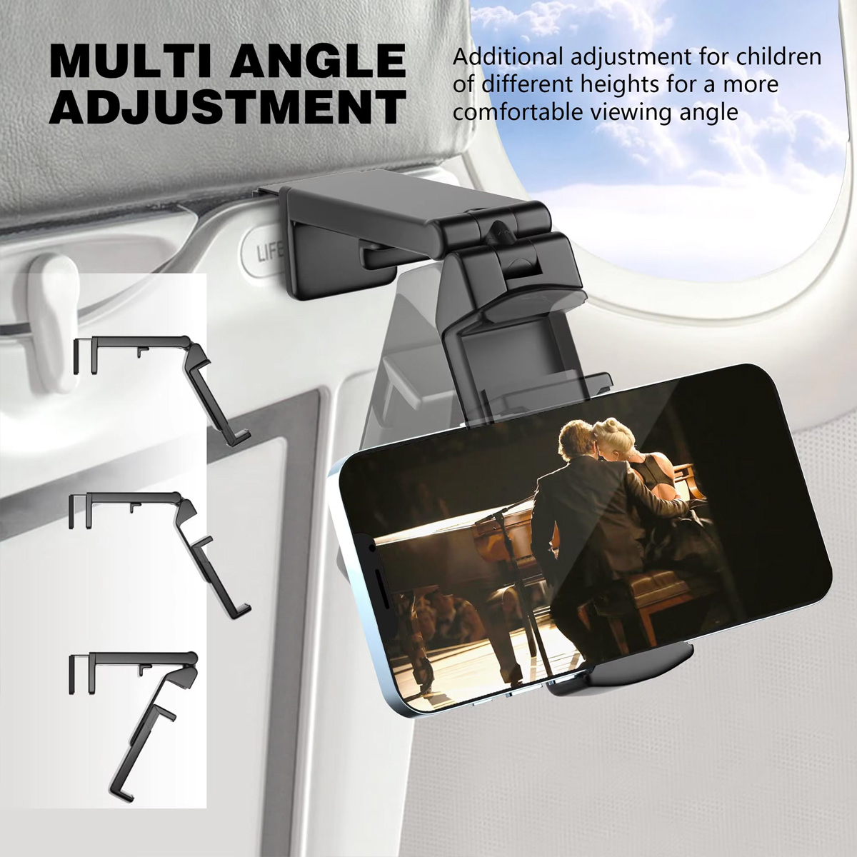 Airplane Phone Holder, Portabl - Phone Holder Airplane recension och pris