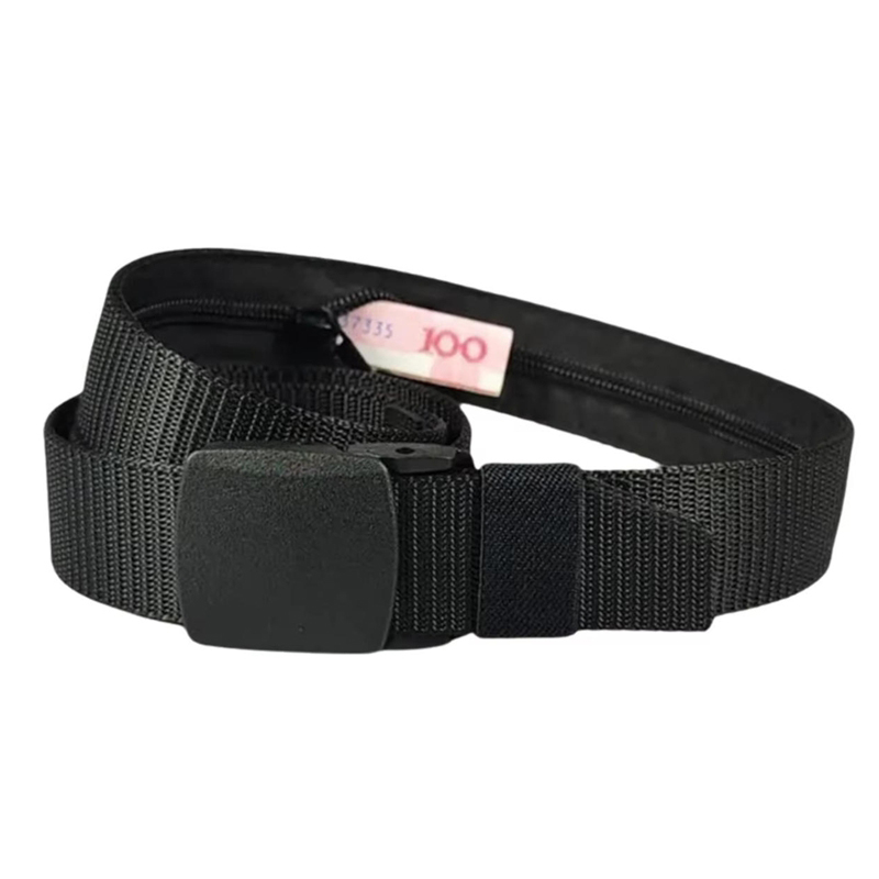 Men Travel Anti Theft Belt Nyl - Money Belt Hidden recension och pris