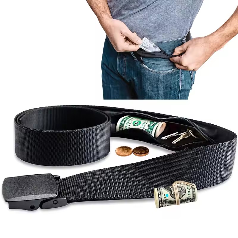 New Travel Cash Anti Theft Bel - Money Belt Hidden recension och pris