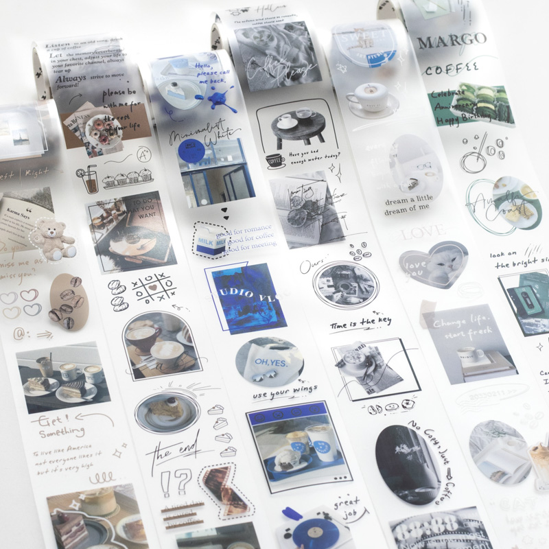 6 styles 50mm*200cm Poems For  - Travel Journal Accessories recension och pris