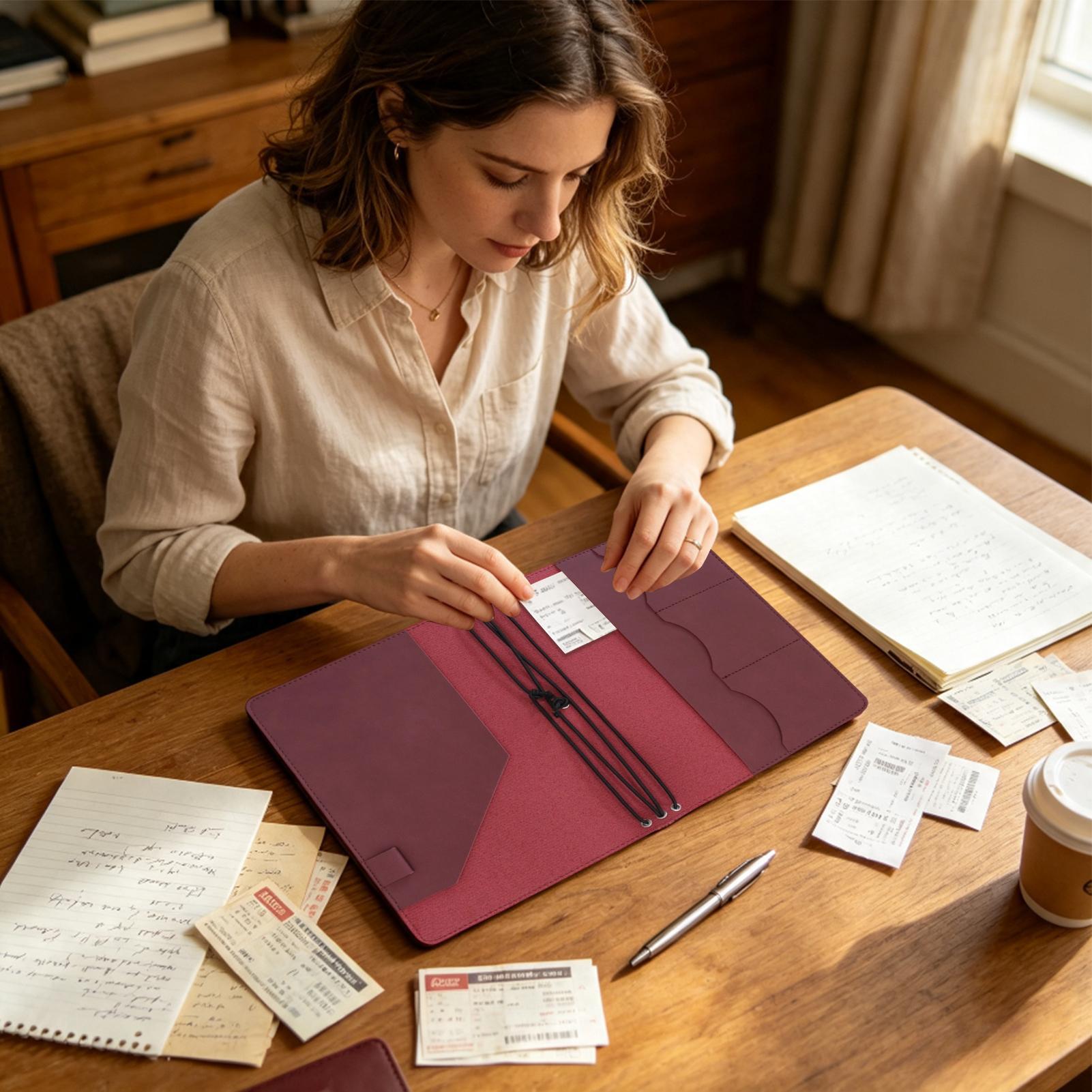 Leather A5 Notebook Cover Mult - Travel Journal Accessories recension och pris