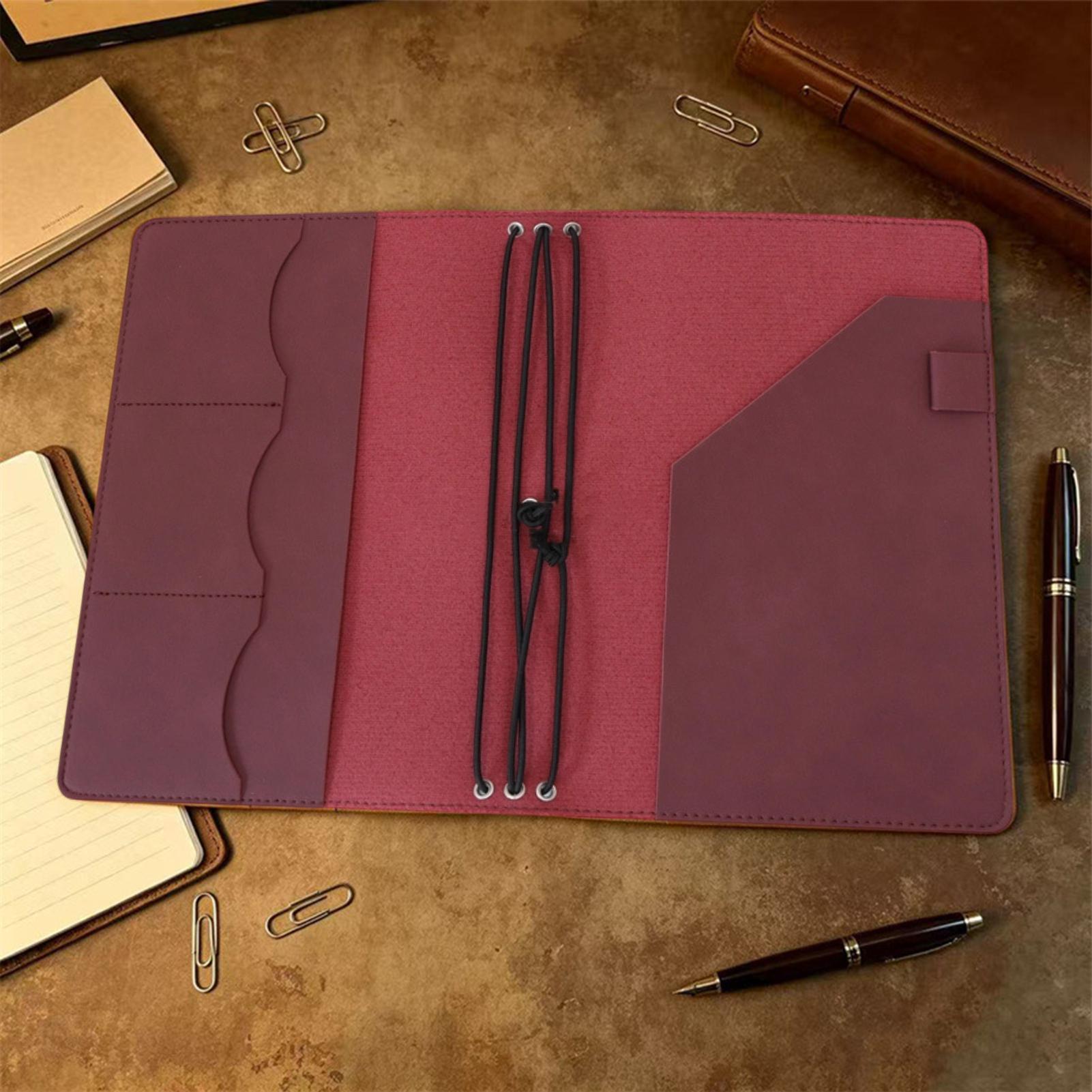 Leather A5 Notebook Cover Mult - Travel Journal Accessories recension och pris