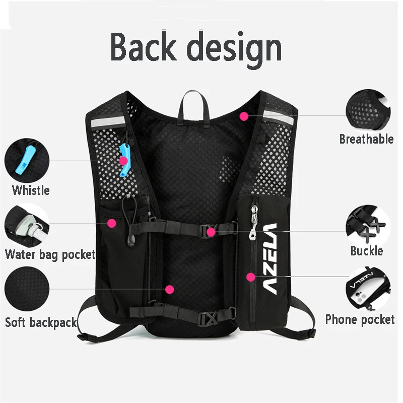 5L Running Hydration Vest Back - Hydration Pack Backpack recension och pris