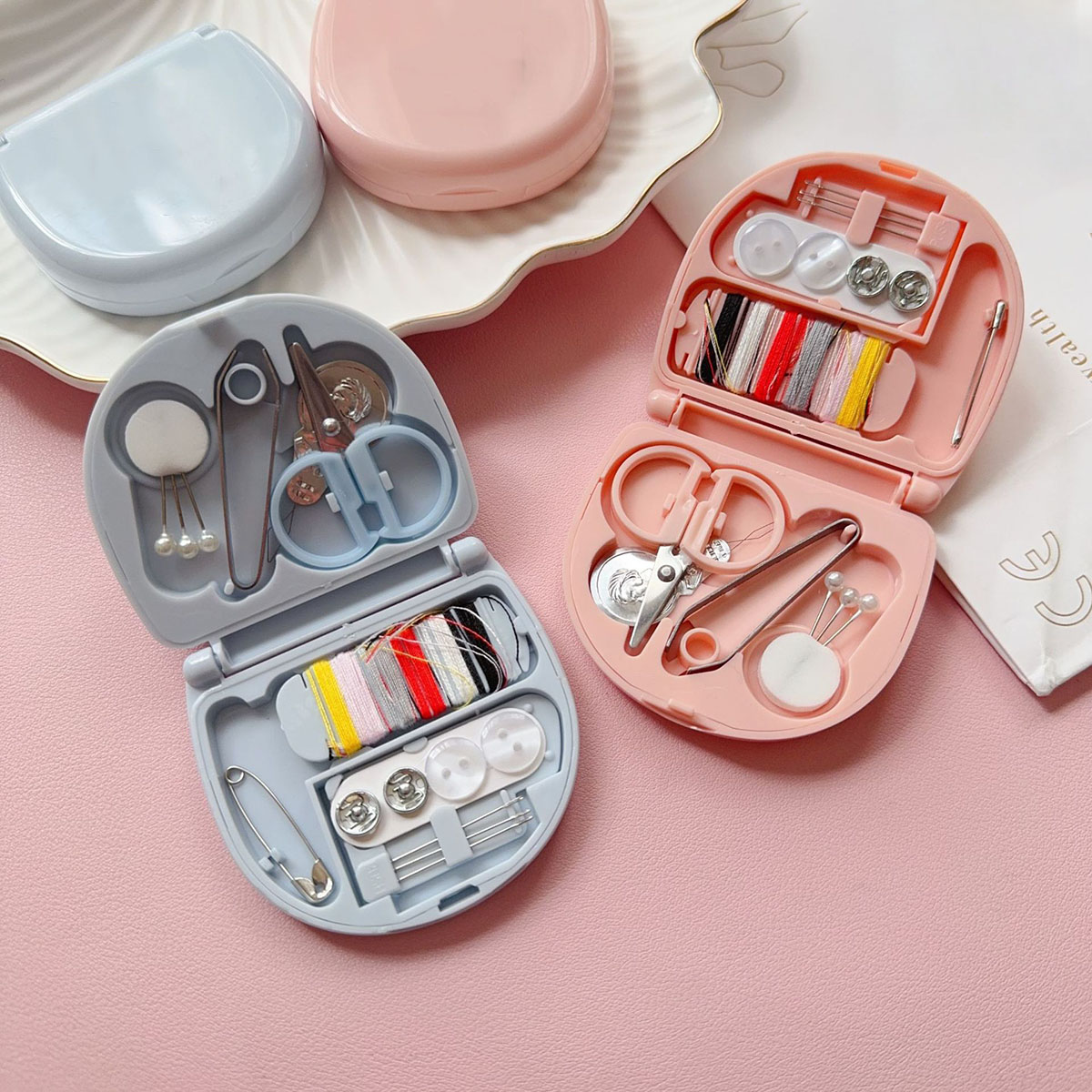 Mini Manual Sewing Machine Kit - Travel Accessories Kit For Men recension och pris
