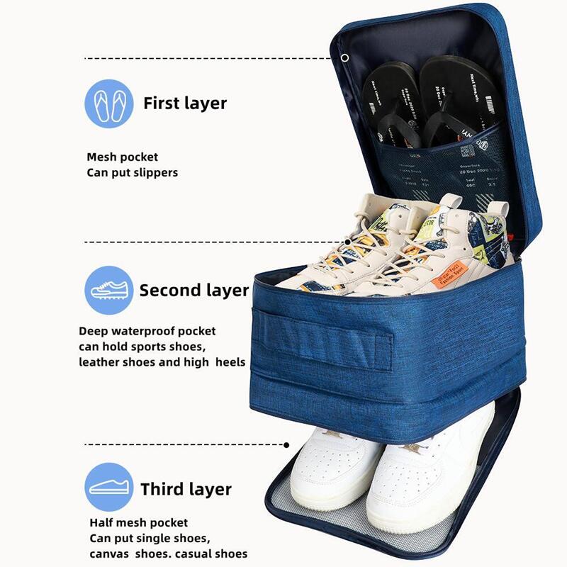 3 Layers Shoes Bag Travel Stor - Travel Accessories Kit For Men recension och pris