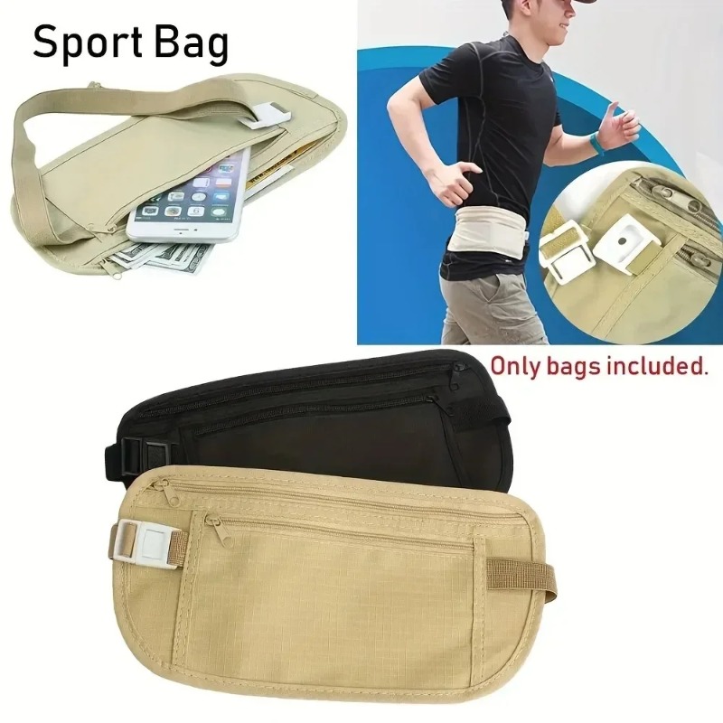 Sport Running Wais Bag Invisib - Money Belt Hidden recension och pris